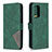 Funda de Cuero Cartera con Soporte Carcasa B08F para Samsung Galaxy A52 4G Verde