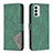 Funda de Cuero Cartera con Soporte Carcasa B08F para Samsung Galaxy F23 5G Verde