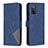 Funda de Cuero Cartera con Soporte Carcasa B08F para Samsung Galaxy M02s Azul