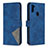 Funda de Cuero Cartera con Soporte Carcasa B08F para Samsung Galaxy M11 Azul