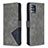 Funda de Cuero Cartera con Soporte Carcasa B08F para Samsung Galaxy M40S Gris