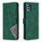 Funda de Cuero Cartera con Soporte Carcasa B08F para Samsung Galaxy M40S Verde