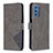 Funda de Cuero Cartera con Soporte Carcasa B08F para Samsung Galaxy M52 5G Gris