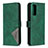 Funda de Cuero Cartera con Soporte Carcasa B08F para Samsung Galaxy S20 FE (2022) 5G Verde