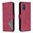 Funda de Cuero Cartera con Soporte Carcasa B08F para Samsung Galaxy S20 Plus 5G Rojo