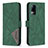 Funda de Cuero Cartera con Soporte Carcasa B08F para Vivo V21e 4G Verde