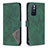 Funda de Cuero Cartera con Soporte Carcasa B08F para Xiaomi Poco M4 Pro 5G Verde