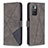 Funda de Cuero Cartera con Soporte Carcasa B08F para Xiaomi Redmi 10 4G Gris