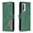 Funda de Cuero Cartera con Soporte Carcasa B08F para Xiaomi Redmi K40 5G Verde