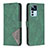 Funda de Cuero Cartera con Soporte Carcasa B08F para Xiaomi Redmi K50 Ultra 5G Verde