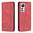 Funda de Cuero Cartera con Soporte Carcasa B09F para Xiaomi Mi 12S 5G Rojo