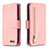 Funda de Cuero Cartera con Soporte Carcasa B10F para Samsung Galaxy A10 Rosa