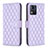 Funda de Cuero Cartera con Soporte Carcasa B11F para Motorola Moto E13 Morado