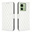 Funda de Cuero Cartera con Soporte Carcasa B11F para Motorola Moto Edge (2023) 5G Blanco