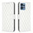 Funda de Cuero Cartera con Soporte Carcasa B11F para Motorola Moto Edge 40 Pro 5G Blanco