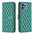 Funda de Cuero Cartera con Soporte Carcasa B11F para Motorola Moto Edge 40 Pro 5G Verde