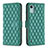 Funda de Cuero Cartera con Soporte Carcasa B11F para Nokia C12 Plus Verde