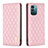 Funda de Cuero Cartera con Soporte Carcasa B11F para Nokia G11 Oro Rosa