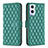 Funda de Cuero Cartera con Soporte Carcasa B11F para OnePlus Nord N20 5G Verde