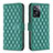 Funda de Cuero Cartera con Soporte Carcasa B11F para OnePlus Nord N20 SE Verde