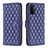 Funda de Cuero Cartera con Soporte Carcasa B11F para OnePlus Nord N200 5G Azul