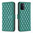 Funda de Cuero Cartera con Soporte Carcasa B11F para OnePlus Nord N200 5G Verde