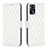 Funda de Cuero Cartera con Soporte Carcasa B11F para Oppo A54s Blanco