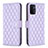 Funda de Cuero Cartera con Soporte Carcasa B11F para Oppo A74 5G Morado