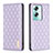 Funda de Cuero Cartera con Soporte Carcasa B11F para Oppo A79 5G Morado