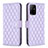 Funda de Cuero Cartera con Soporte Carcasa B11F para Oppo A94 5G Morado