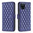 Funda de Cuero Cartera con Soporte Carcasa B11F para Oppo Find X5 5G Azul