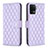 Funda de Cuero Cartera con Soporte Carcasa B11F para Oppo Reno5 Lite Morado