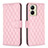 Funda de Cuero Cartera con Soporte Carcasa B11F para Realme C33 Oro Rosa