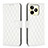 Funda de Cuero Cartera con Soporte Carcasa B11F para Realme C51 Blanco