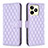 Funda de Cuero Cartera con Soporte Carcasa B11F para Realme C51 Morado