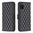 Funda de Cuero Cartera con Soporte Carcasa B11F para Samsung Galaxy A02s Negro