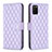 Funda de Cuero Cartera con Soporte Carcasa B11F para Samsung Galaxy A03s Morado