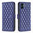 Funda de Cuero Cartera con Soporte Carcasa B11F para Samsung Galaxy A05 Azul