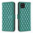 Funda de Cuero Cartera con Soporte Carcasa B11F para Samsung Galaxy A12 5G Verde