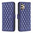 Funda de Cuero Cartera con Soporte Carcasa B11F para Samsung Galaxy A13 4G Azul