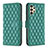 Funda de Cuero Cartera con Soporte Carcasa B11F para Samsung Galaxy A13 4G Verde