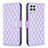 Funda de Cuero Cartera con Soporte Carcasa B11F para Samsung Galaxy A22 4G Morado