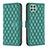 Funda de Cuero Cartera con Soporte Carcasa B11F para Samsung Galaxy A22 5G Verde