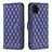 Funda de Cuero Cartera con Soporte Carcasa B11F para Samsung Galaxy A31 Azul