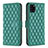 Funda de Cuero Cartera con Soporte Carcasa B11F para Samsung Galaxy A31 Verde