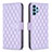 Funda de Cuero Cartera con Soporte Carcasa B11F para Samsung Galaxy A32 4G Morado