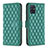 Funda de Cuero Cartera con Soporte Carcasa B11F para Samsung Galaxy A51 4G Verde