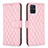 Funda de Cuero Cartera con Soporte Carcasa B11F para Samsung Galaxy A51 5G Oro Rosa