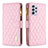 Funda de Cuero Cartera con Soporte Carcasa B11F para Samsung Galaxy A52 4G Oro Rosa