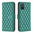 Funda de Cuero Cartera con Soporte Carcasa B11F para Samsung Galaxy A71 4G A715 Verde